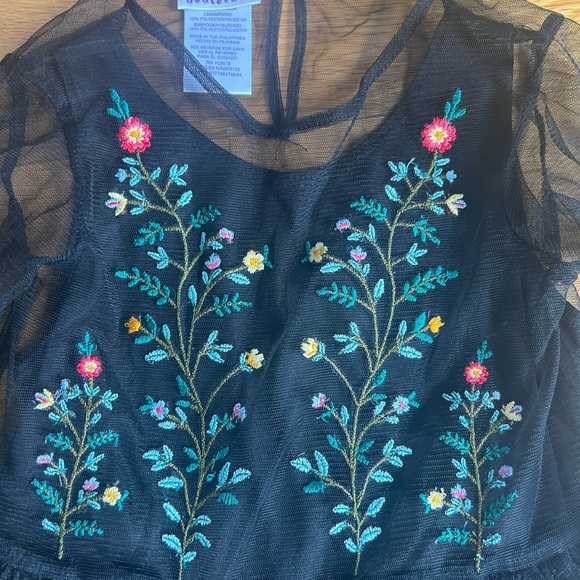 GORGEOUS NEW net embroidered dress - Picture 3 of 5